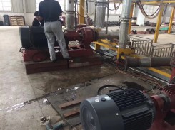 化工泵使(shi)用現場