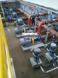 清水離心泵(bèng)使用現場